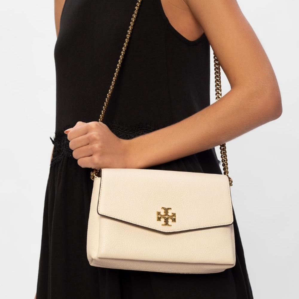 Tory Burch Kira Pebbled Small Convertible Shoulder Bag Gem